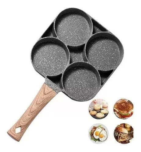 👩🏽🍳SARTÉN ANTIADHERENTE 4 ESPACIOS💥