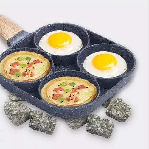 👩🏽🍳SARTÉN ANTIADHERENTE 4 ESPACIOS💥