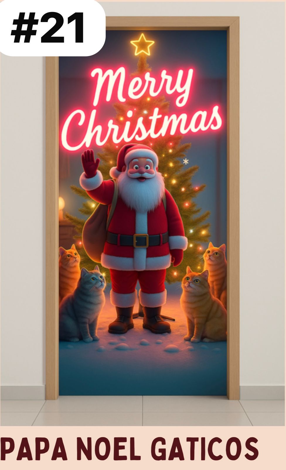 Fundas De Navidad Para Puertas🎄