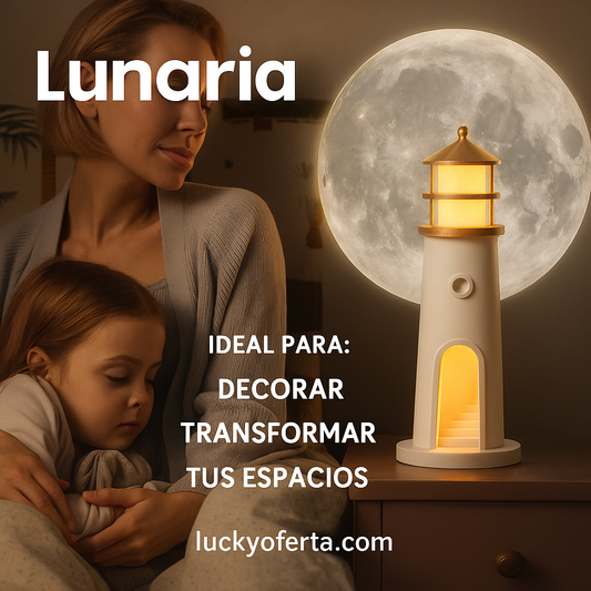 LUNARIA: La Lámpara Faro Proyector de Luna
