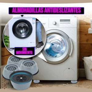 Almohadillas antivibración para lavadora