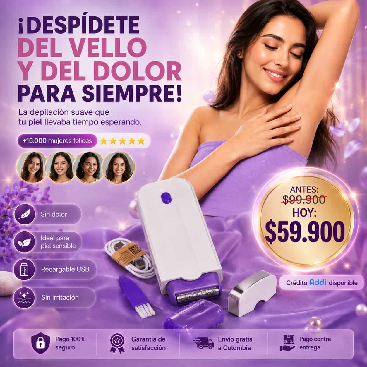 Depiladora Portatil Skin