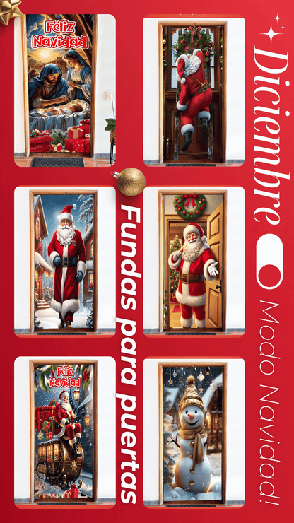 Fundas De Navidad Para Puertas🎄