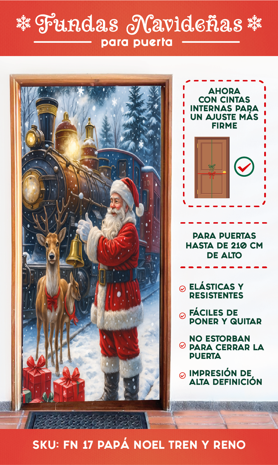 Fundas De Navidad Para Puertas 🎅🏻 2025