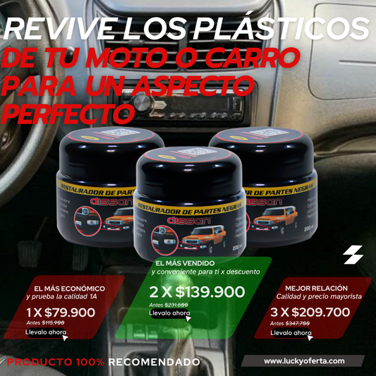 Restaurador De Partes Negras Ultra
